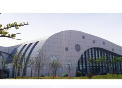 怒江会议中心外景网架工程